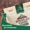 The package from Doudlah Farms Organics displays the Certified Organic label, highlighting the message "Healthy Soil for a Healthier You." It features Yellow Corn Meal and a farm-themed background with the phrase "Resealable for Freshness.