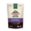 A 1LB package of Doudlah Farms Organics Black Beans. The bag is labeled as certified organic and a good source of protein, fiber, and antioxidants. It proudly displays the USDA organic logo and indicates the product is made in the USA.