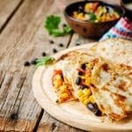 Grilled Black Bean & Corn Quesadillas